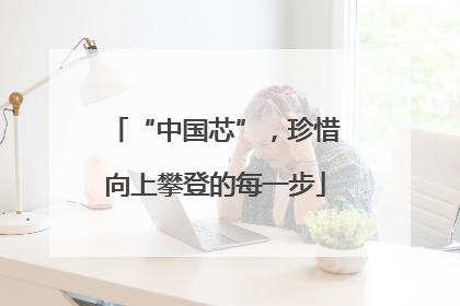 “中国芯”，珍惜向上攀登的每一步