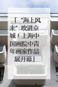 “海上风来”吹进京城！上海中国画院中青年画家作品展开幕