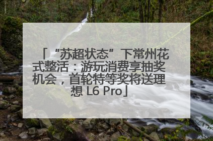 “苏超状态”下常州花式整活：游玩消费享抽奖机会，首轮特等奖将送理想 L6 Pro