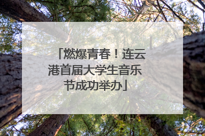 燃爆青春！连云港首届大学生音乐节成功举办