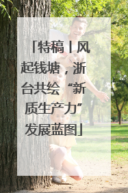 特稿丨风起钱塘，浙台共绘“新质生产力”发展蓝图