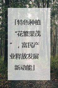 特色种植“花繁果茂”，富民产业释放发展新动能