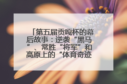 第五届贡嘎杯的幕后故事：逆袭“黑马”、常胜“将军”和高原上的“体育奇迹”丨微纪录