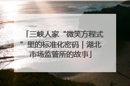三峡人家“微笑方程式”里的标准化密码｜湖北市场监管所的故事