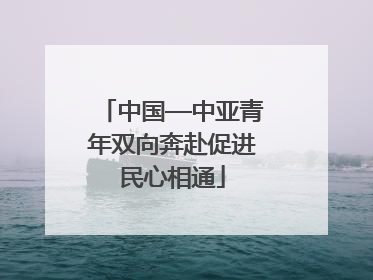 中国—中亚青年双向奔赴促进民心相通
