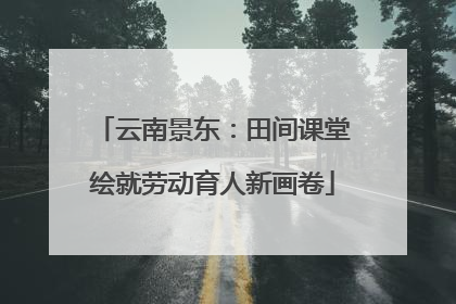 云南景东：田间课堂绘就劳动育人新画卷