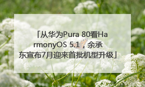 从华为Pura 80看HarmonyOS 5.1，余承东宣布7月迎来首批机型升级
