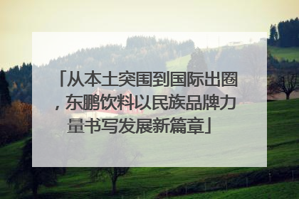 从本土突围到国际出圈，东鹏饮料以民族品牌力量书写发展新篇章