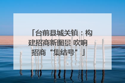 台前县城关镇：构建招商新图景 吹响招商“集结号”