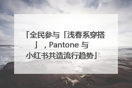 全民参与「浅春系穿搭」，Pantone 与小红书共造流行趋势