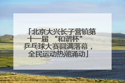 北京大兴长子营镇第十一届 “和谐杯” 乒乓球大赛圆满落幕，全民运动热潮涌动