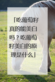 吃葡萄籽真的能美白吗？吃葡萄籽美白的原理是什么