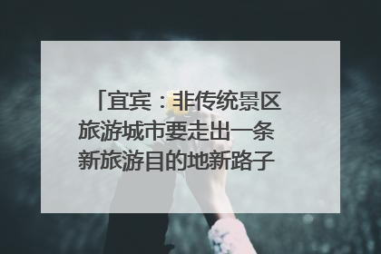 宜宾：非传统景区旅游城市要走出一条新旅游目的地新路子｜话锦绣·说安逸