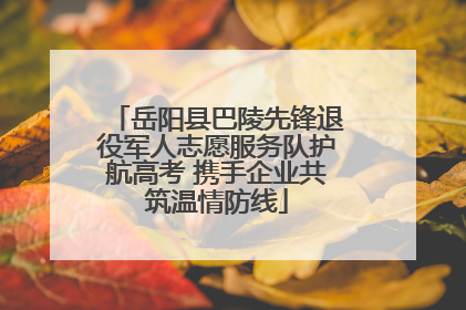 岳阳县巴陵先锋退役军人志愿服务队护航高考 携手企业共筑温情防线
