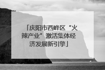 庆阳市西峰区“火辣产业”激活集体经济发展新引擎