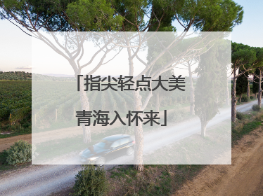 指尖轻点大美青海入怀来