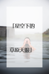星空下的草原天眼