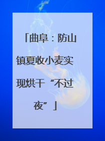 曲阜：防山镇夏收小麦实现烘干“不过夜”