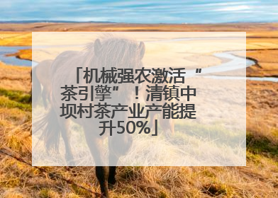 机械强农激活“茶引擎”！清镇中坝村茶产业产能提升50%