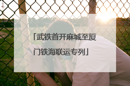武铁首开麻城至厦门铁海联运专列