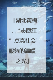 湖北黄梅：“志愿红”点亮社会服务的温暖之光