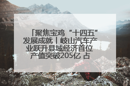 聚焦宝鸡“十四五”发展成就丨岐山汽车产业跃升县域经济首位 产值突破205亿 占规上工业75%