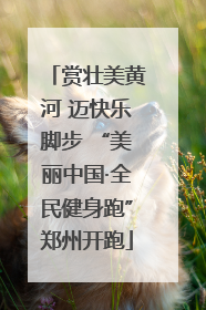 赏壮美黄河 迈快乐脚步 “美丽中国·全民健身跑”郑州开跑