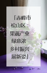 赤峰市松山区：果蔬产业绿意浓 乡村振兴展新姿