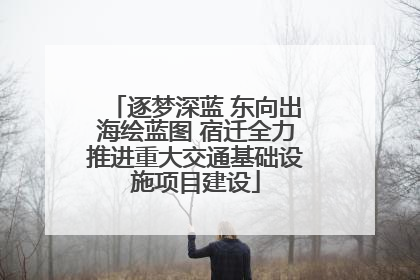 逐梦深蓝 东向出海绘蓝图 宿迁全力推进重大交通基础设施项目建设
