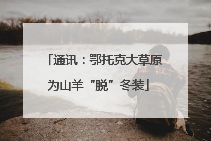 通讯：鄂托克大草原为山羊“脱”冬装