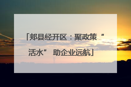 郏县经开区：聚政策“活水” 助企业远航