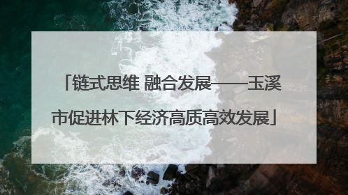 链式思维 融合发展——玉溪市促进林下经济高质高效发展