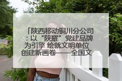 陕西移动铜川分公司：以“陕耀”党建品牌为引擎 绘就文明单位创建新画卷——全国文明单位创建纪实