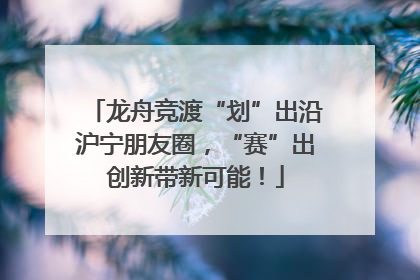 龙舟竞渡“划”出沿沪宁朋友圈，“赛”出创新带新可能！