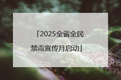 2025全省全民禁毒宣传月启动