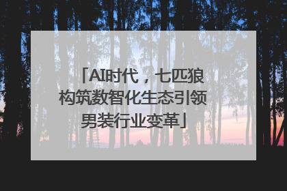 AI时代，七匹狼构筑数智化生态引领男装行业变革